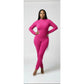 Long Sleeve Bodycon Jumpsuit