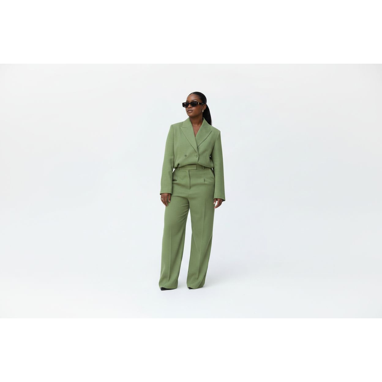 Two-Piece Tailored Suit Set