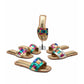 Women's Multi-Coloured Weave Sandals