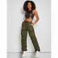 Sexy Ruffled Cargo Pant