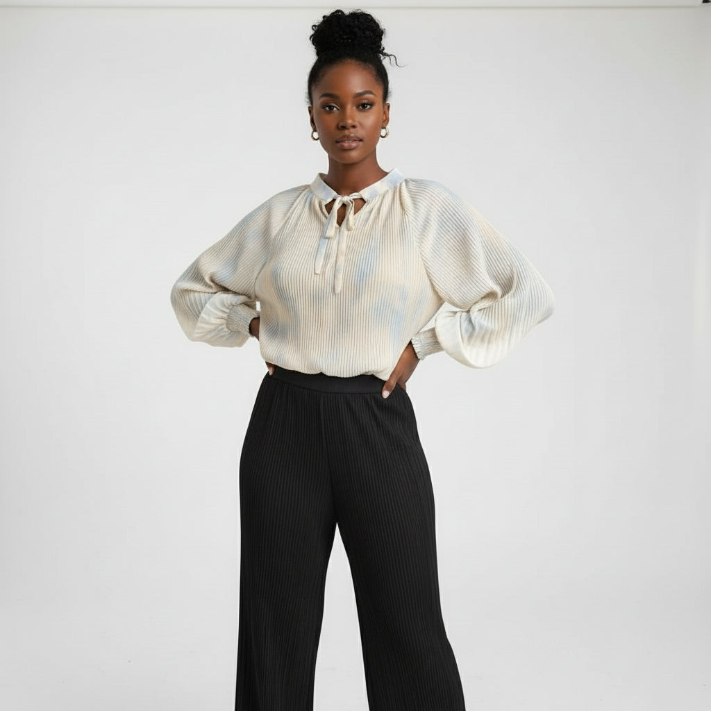 Tie Dye Chiffon Blouses