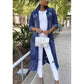Denim Ripped Long Cardigan