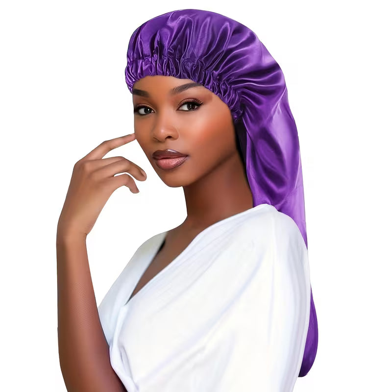 Jumbo Satin Bonnet for Braids, Locs & Curls
