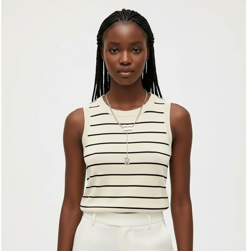 Summer Stripped Crop Top