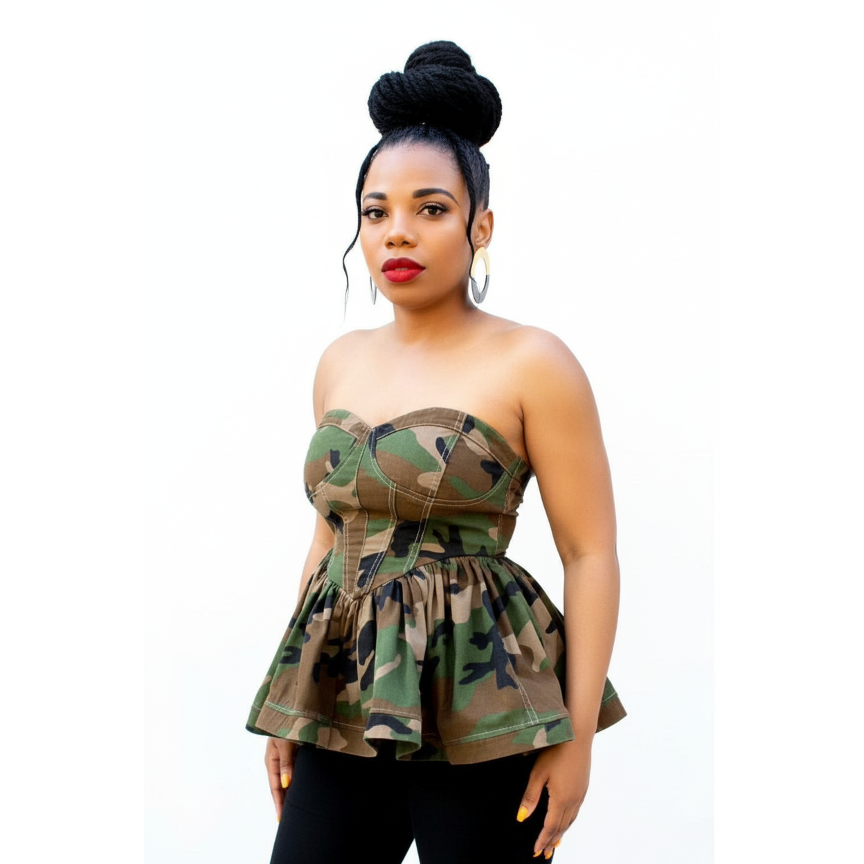 Camouflage Bottom Flare Top