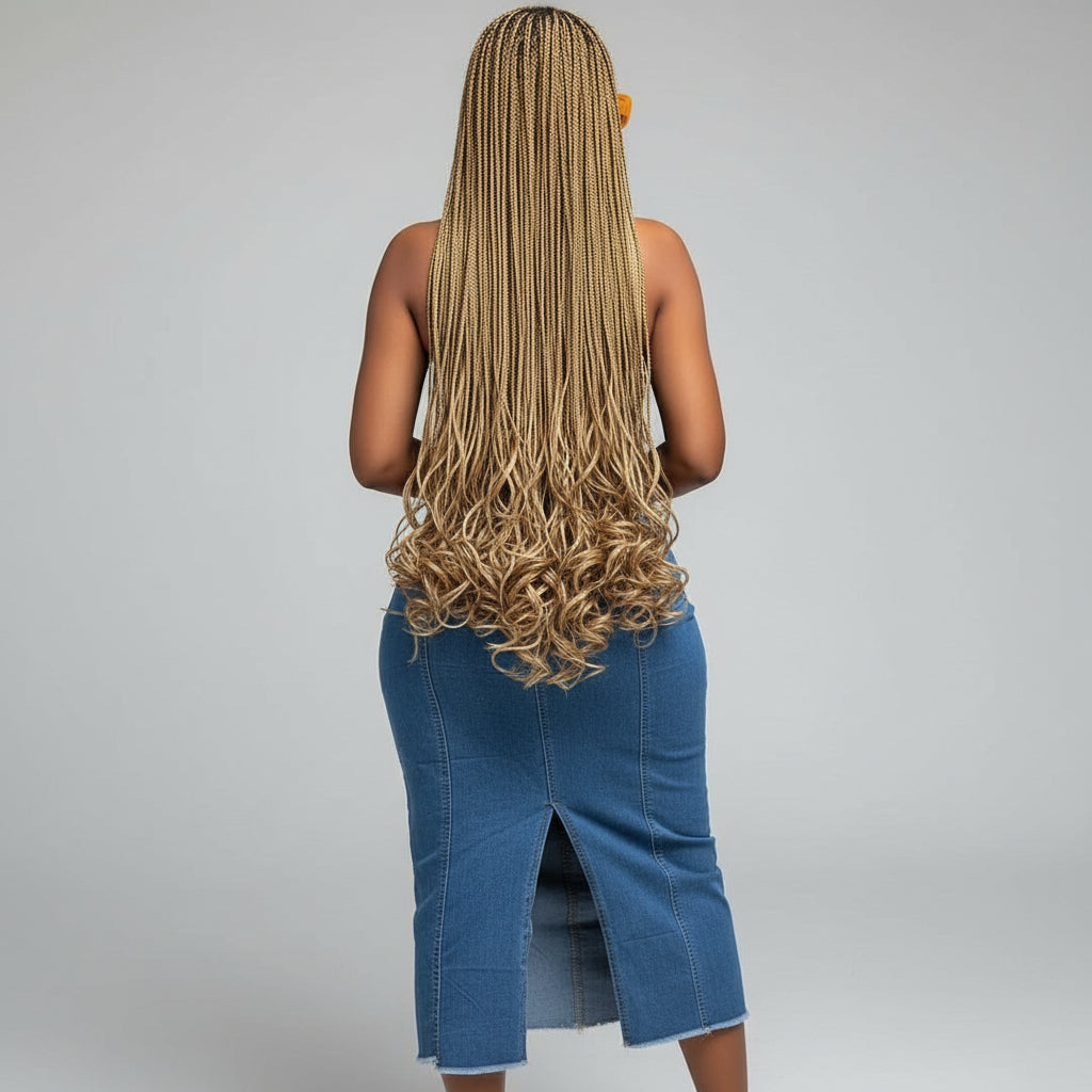 Boobtube Bodycon Denim Dress main image 1