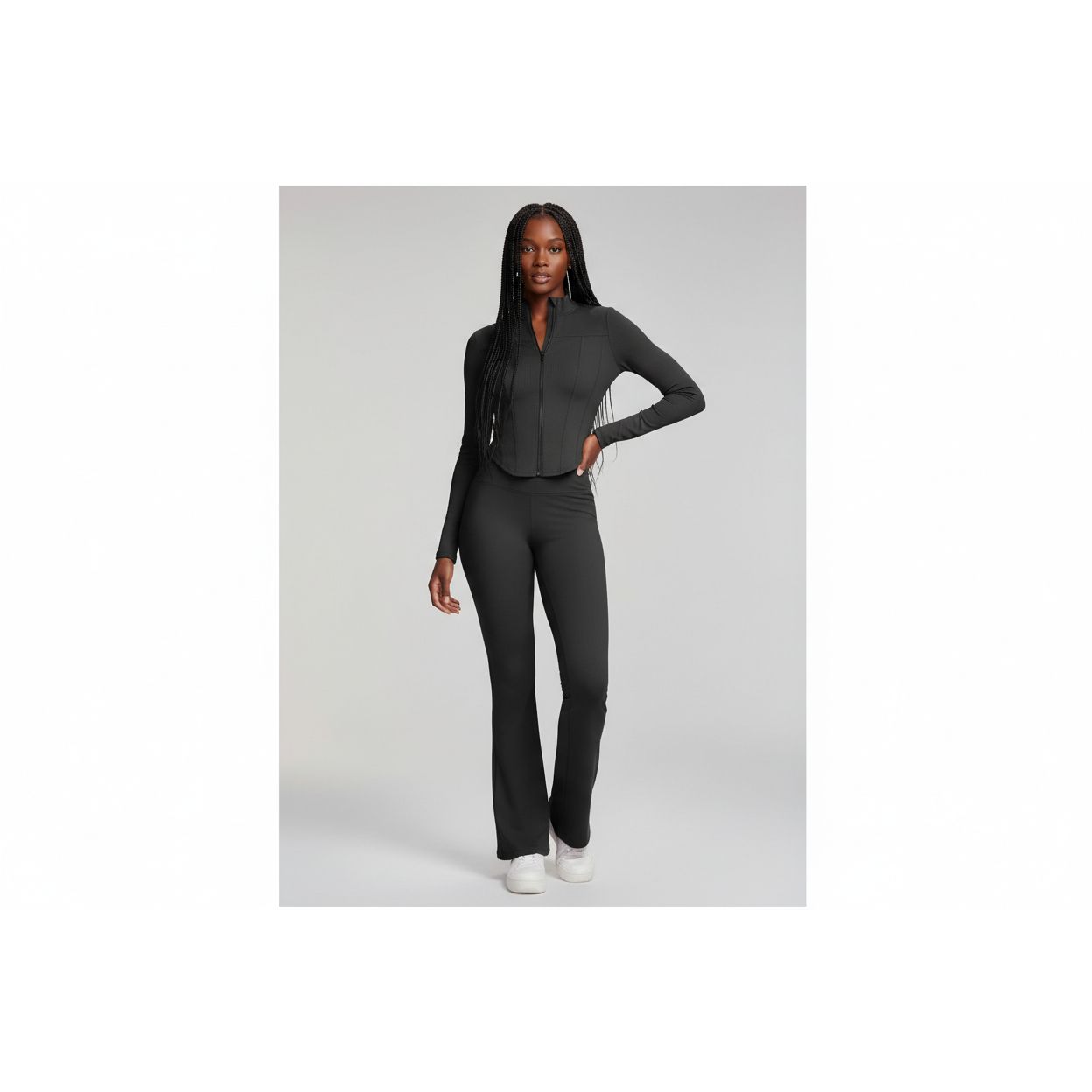 Women's Zip Up Two-Piece Activewear Set
