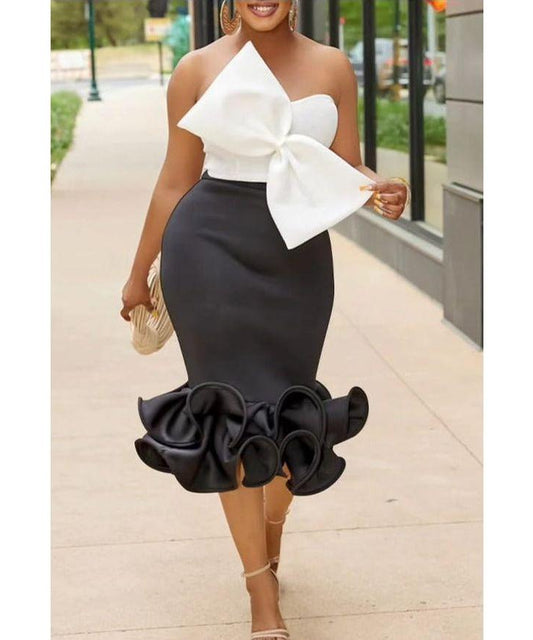 Bow Ruffle Two Piece Set – YELLOW SUB TRADING