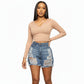 Sexy Denim Ripped Short Pant