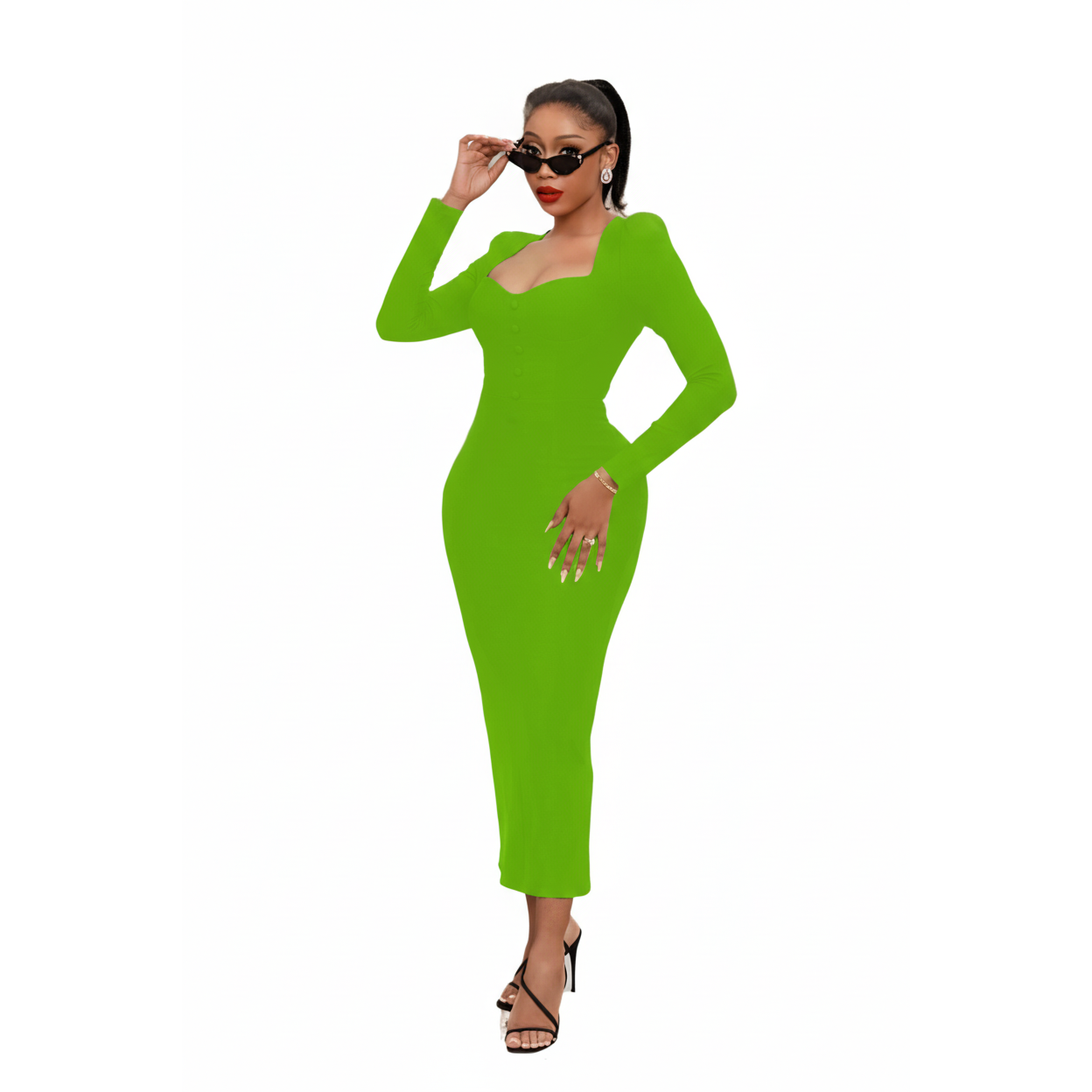 Sexy Long Sleeve Bodycon Dress