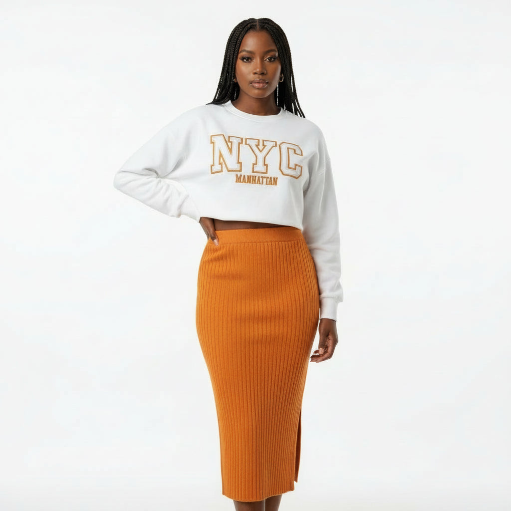 Sexy Knitted 3 Piece Set