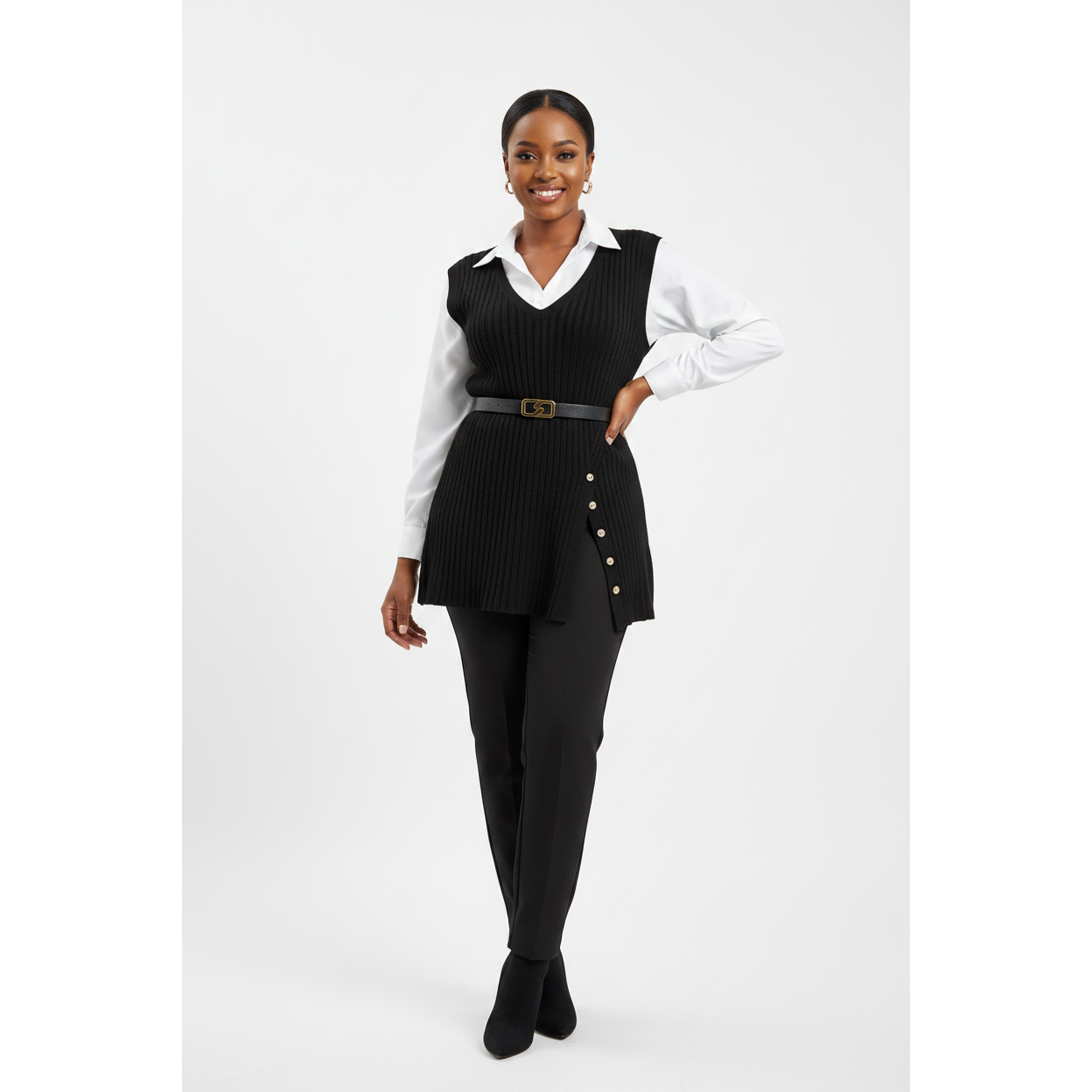 Loose Shirt Long Sleeve Top