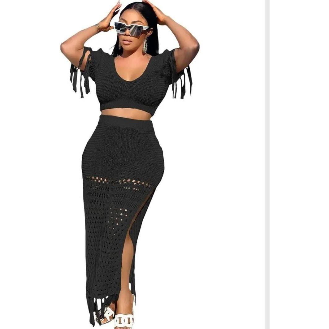 Retro Chic Knitted Set