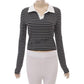 Long Sleeve Striped Top