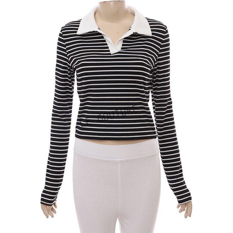 Long Sleeve Striped Top