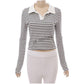 Long Sleeve Striped Top
