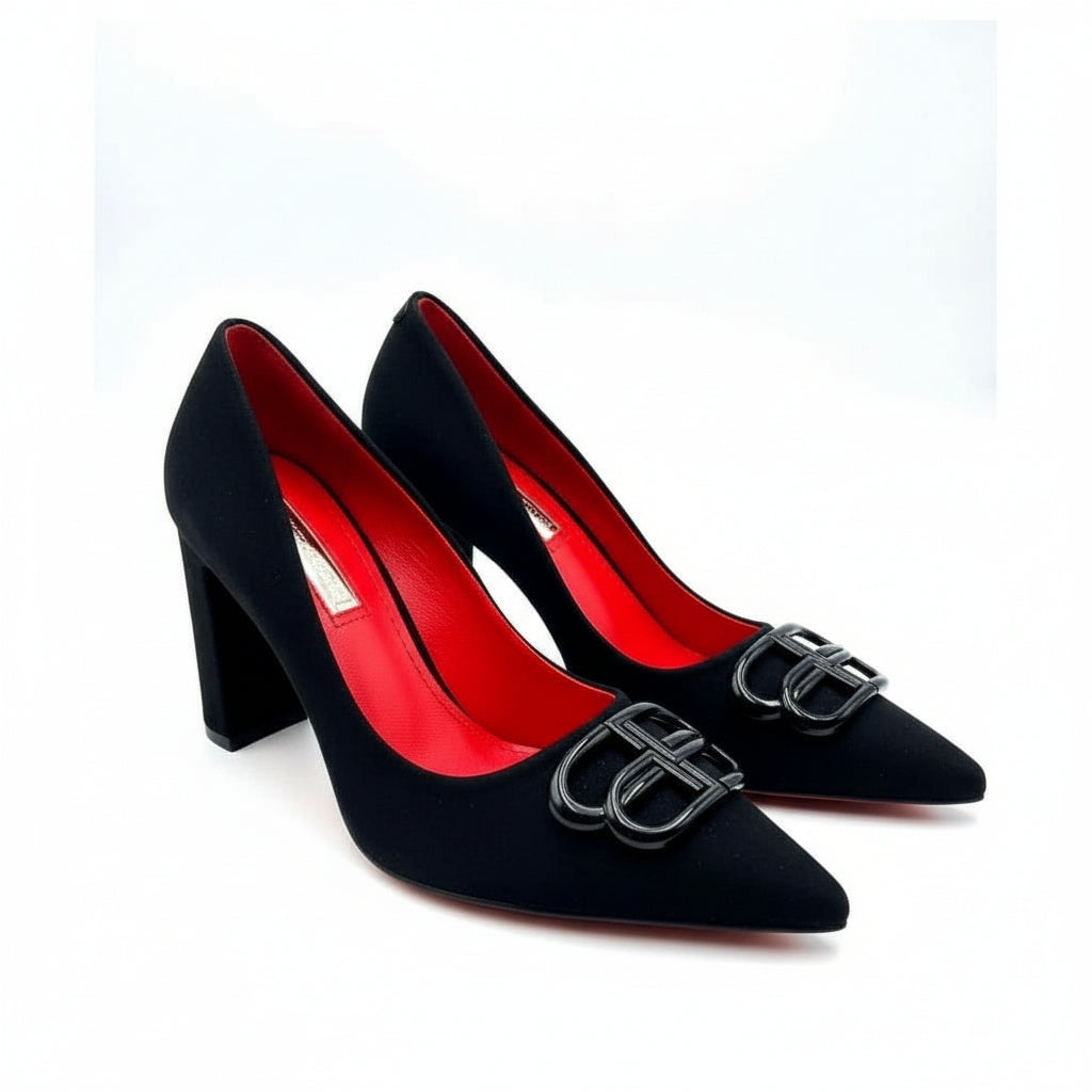 Vintage Red Bottom High Heel