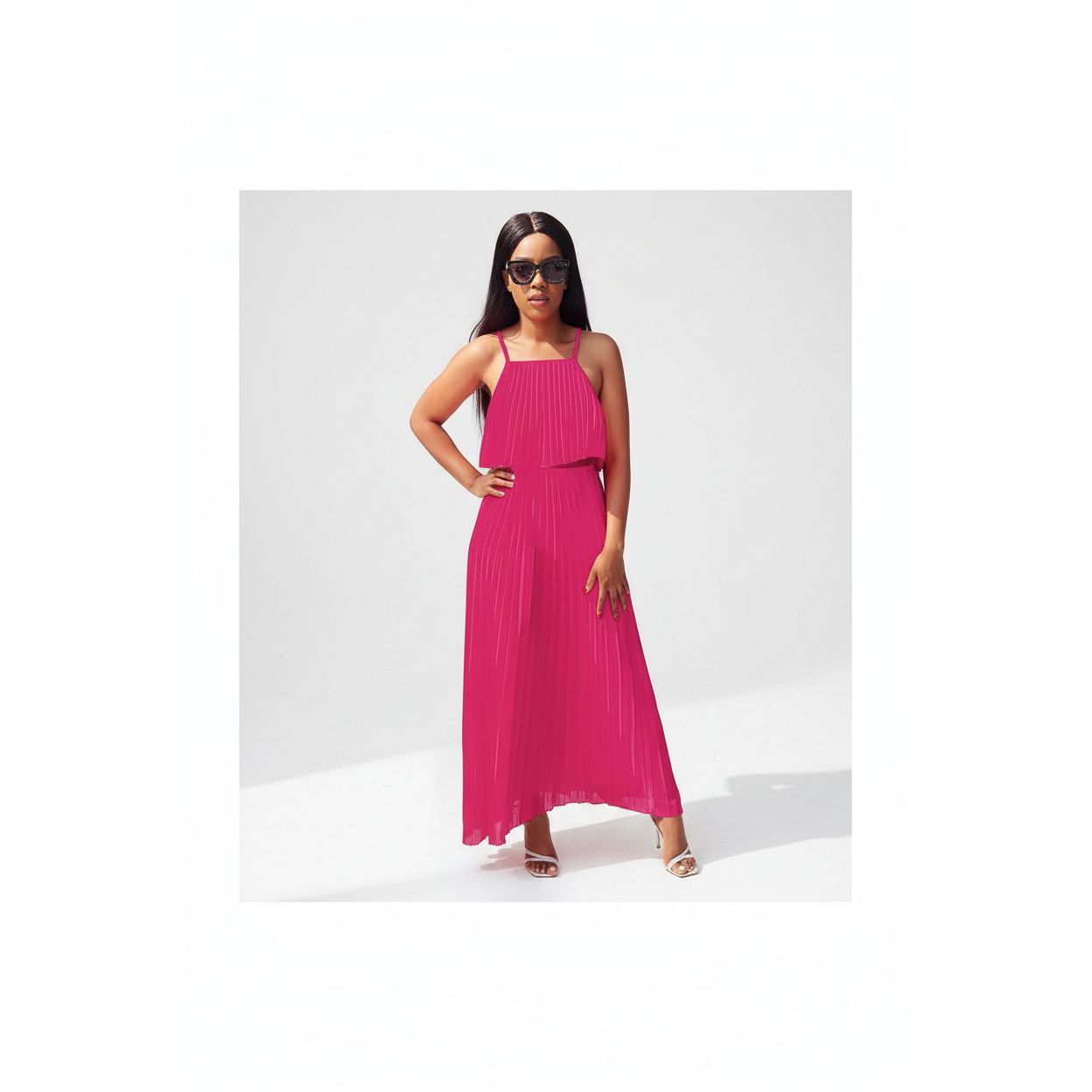 Sexy Pleated Outfit Set