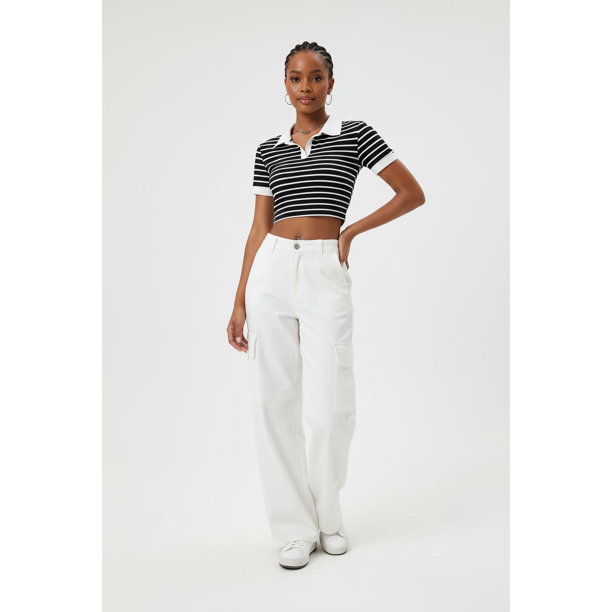 Striped Crop Top