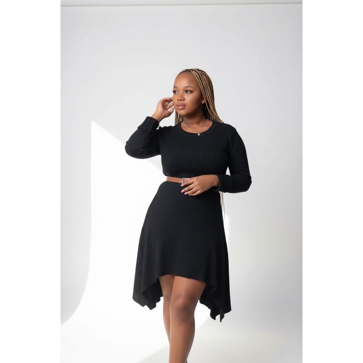 Long Sleeve Sweater Dress