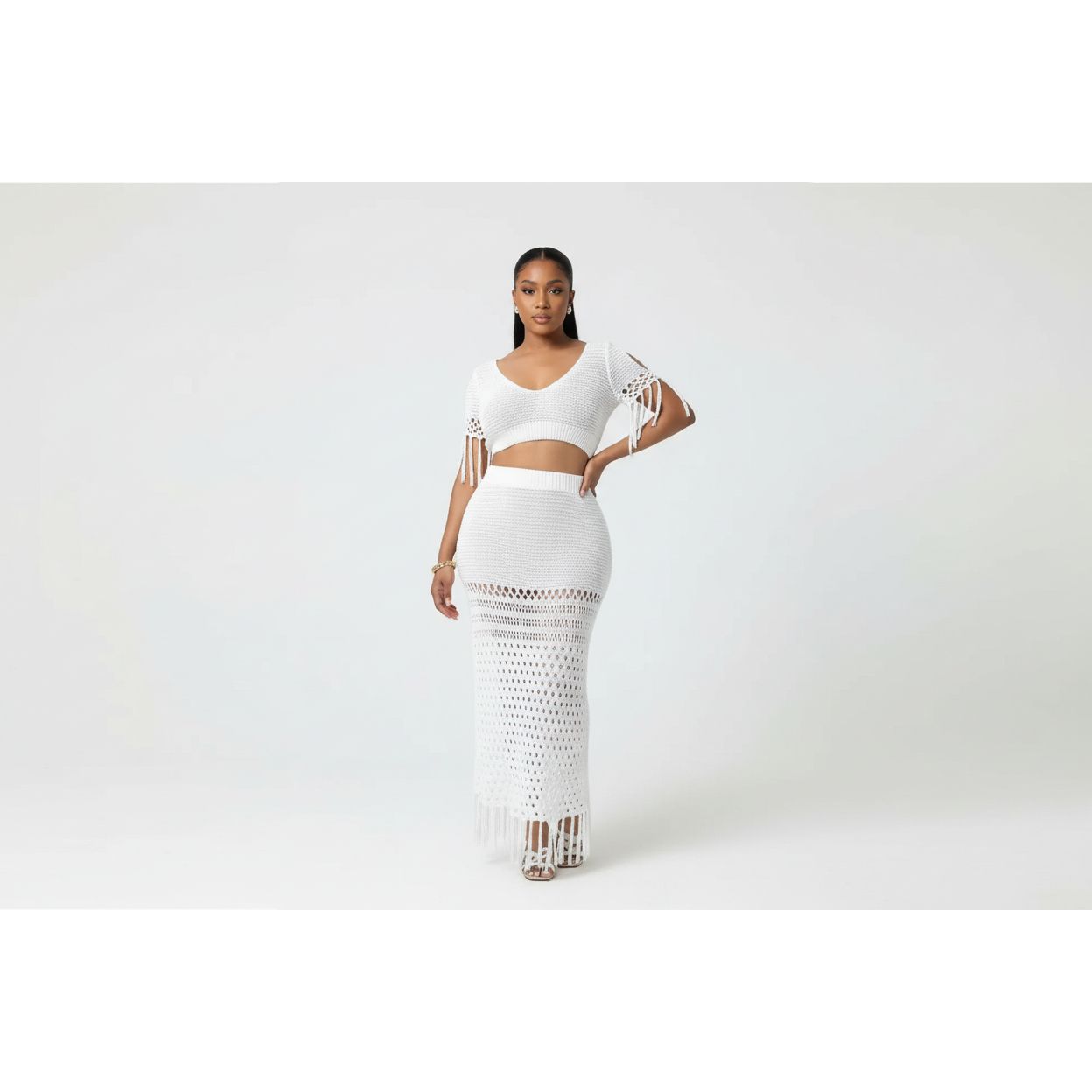 Retro Chic Knitted Set