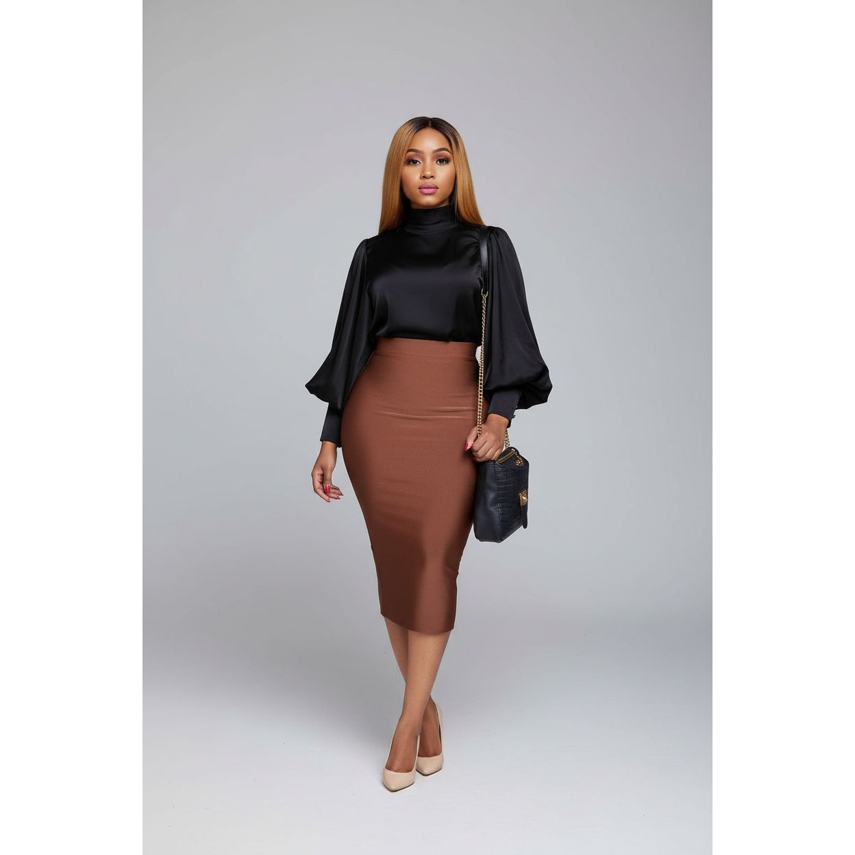 Long Sleeve Turtleneck Top