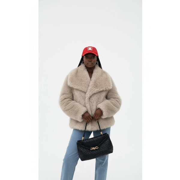 Faux Fur Long Sleeve Coat – YELLOW SUB TRADING