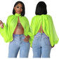 Batwing Chiffon Split Blouse