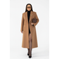 Classic Double-Breasted Design with Notch lapels Wool Blend Coat