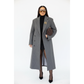 Classic Double-Breasted Design with Notch lapels Wool Blend Coat