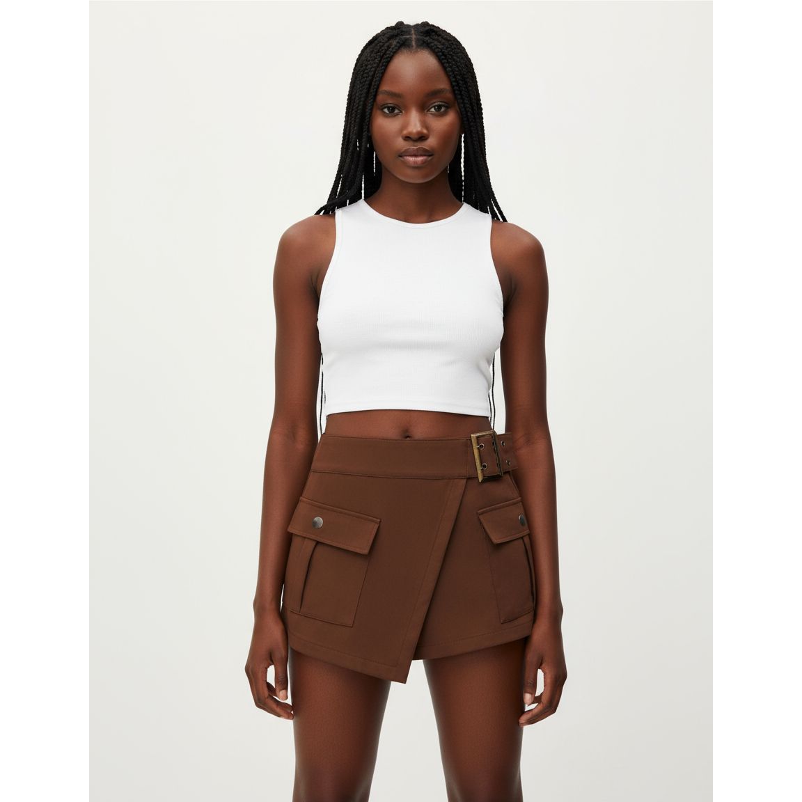 Low Waist Cargo Short Pants