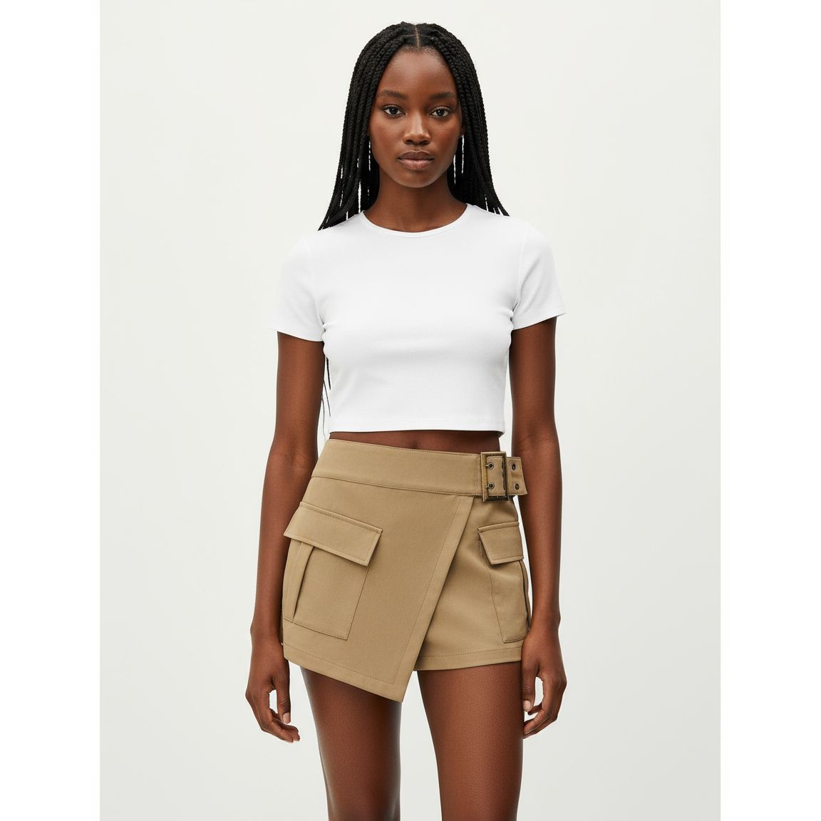 Low Waist Cargo Short Pants