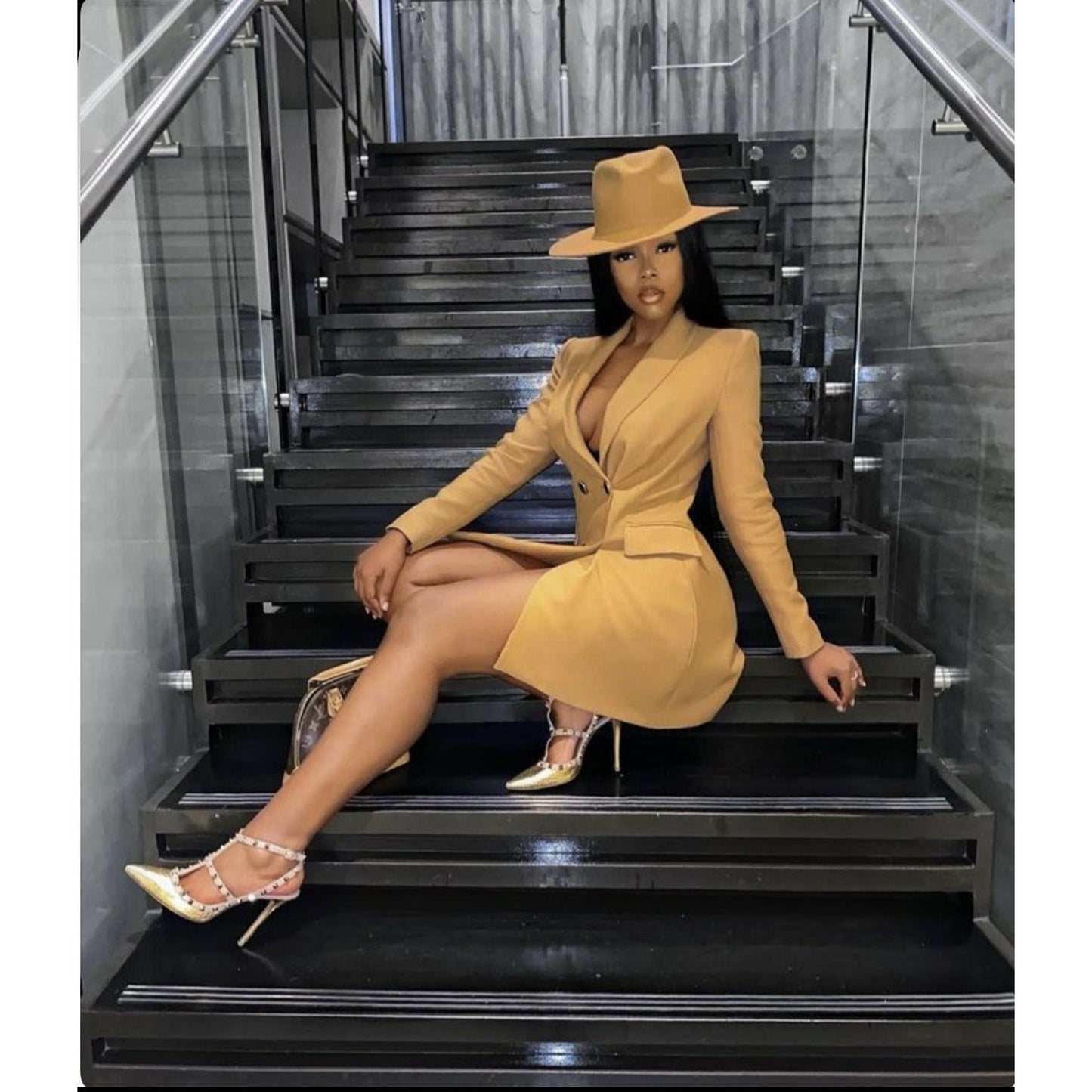 Long Formal Blazer Coat