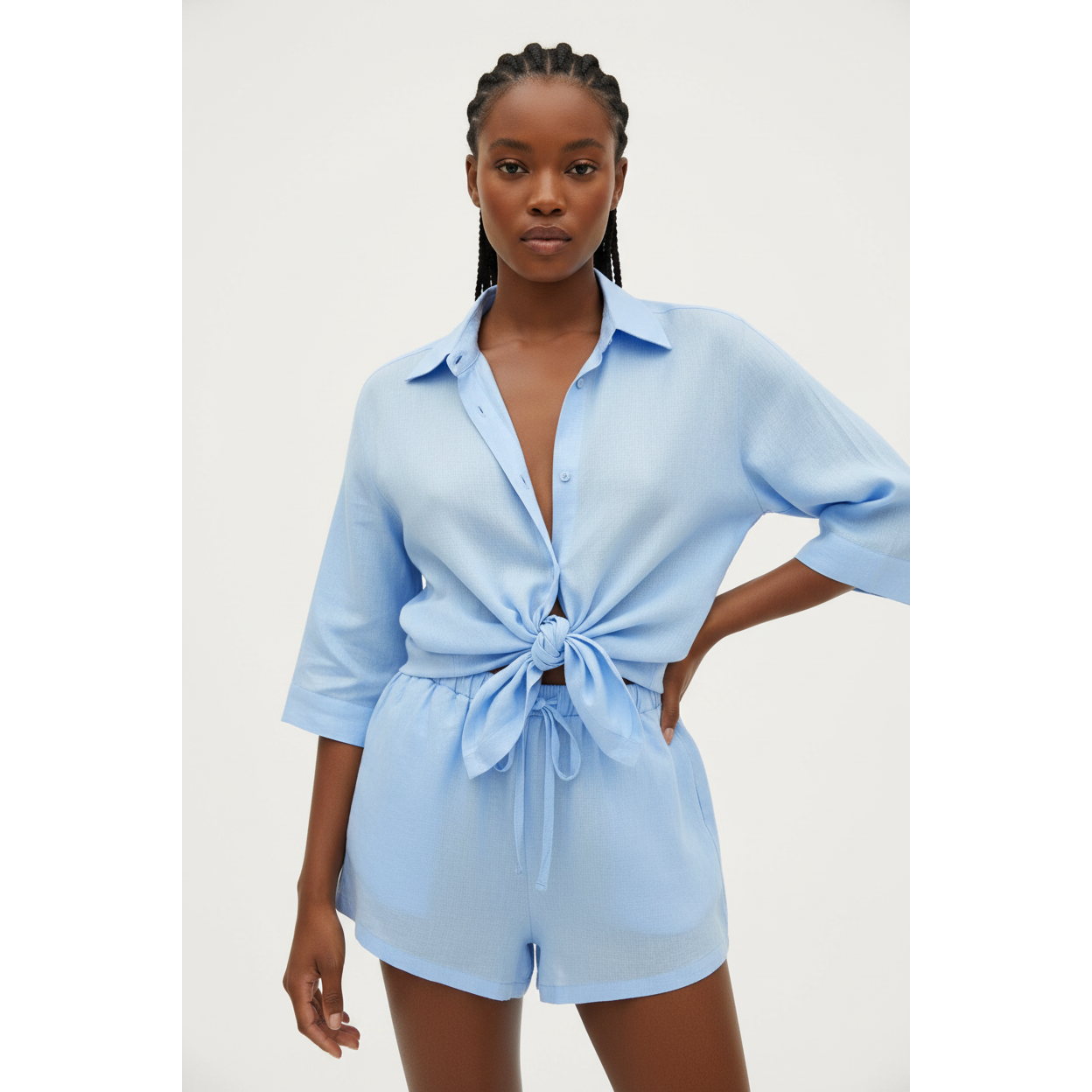 Lounge Wear Tracksuit Shorts Set