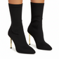 Golden Pencil Heels Ankle Boots