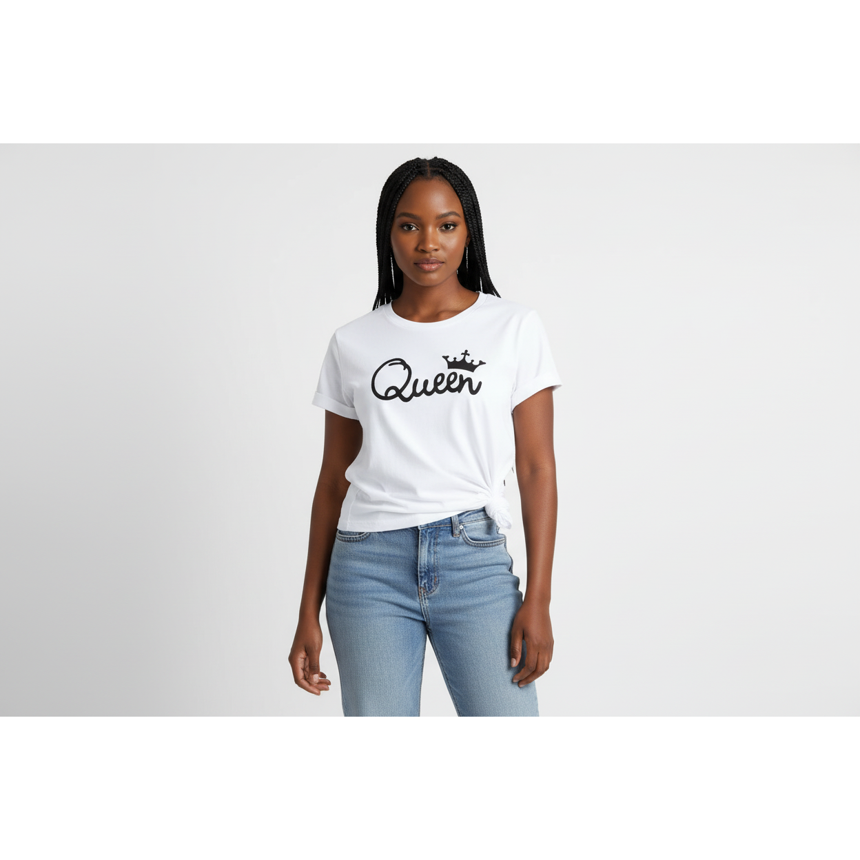 QUEEN Short Sleeve Cotton T-shirt
