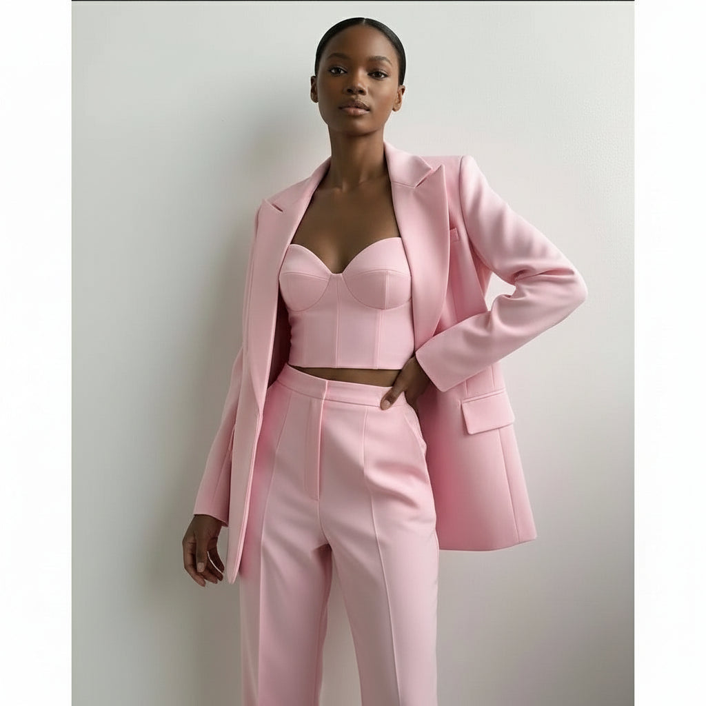 3 Pieces Fashion Women Suits