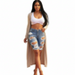 Distressed Denim Short