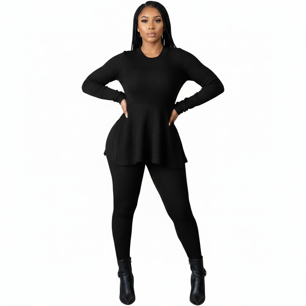 Sexy Fashion Split Two Piece Set