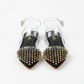 Pointed Toe Studded Mules