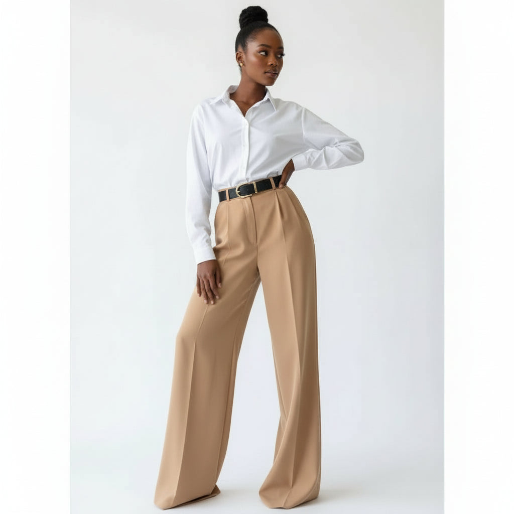Oversized High Waisted Palazzo Pants