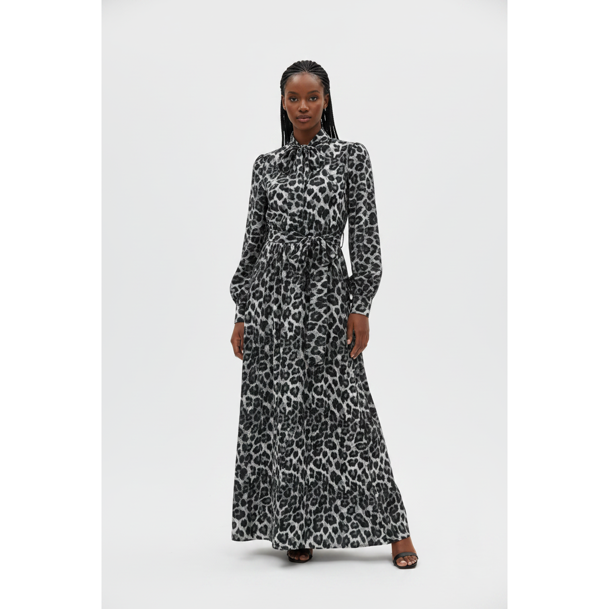 Leopard print Maxi Dress