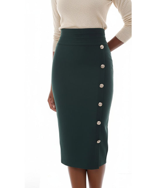 Around You Bandage Skirt Rose Pink Figure Flattering Bodycon Mini Skirt For Day To Night Wear main image 1