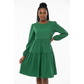 Round Neck Midi Bubble Dress