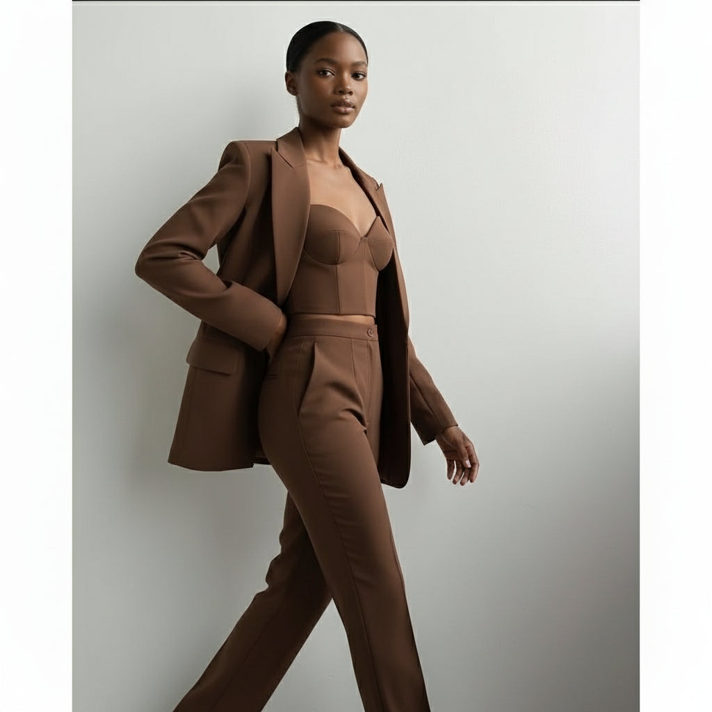 3 Pieces Fashion Women Suits