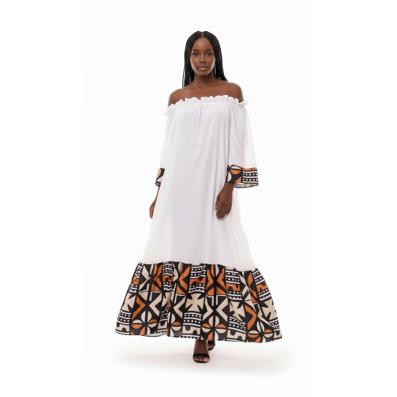 Off Shoulder Long Maxi Dress