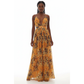 V-Neck Floral print Long Summer Dress