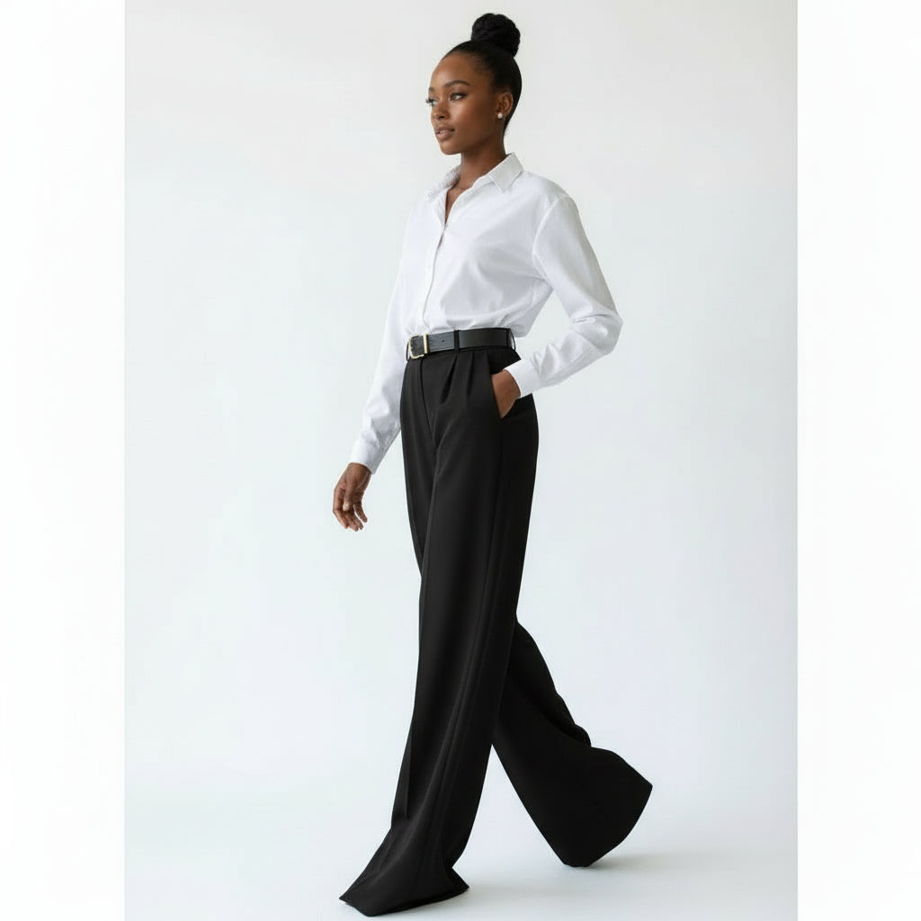 Oversized High Waisted Palazzo Pants