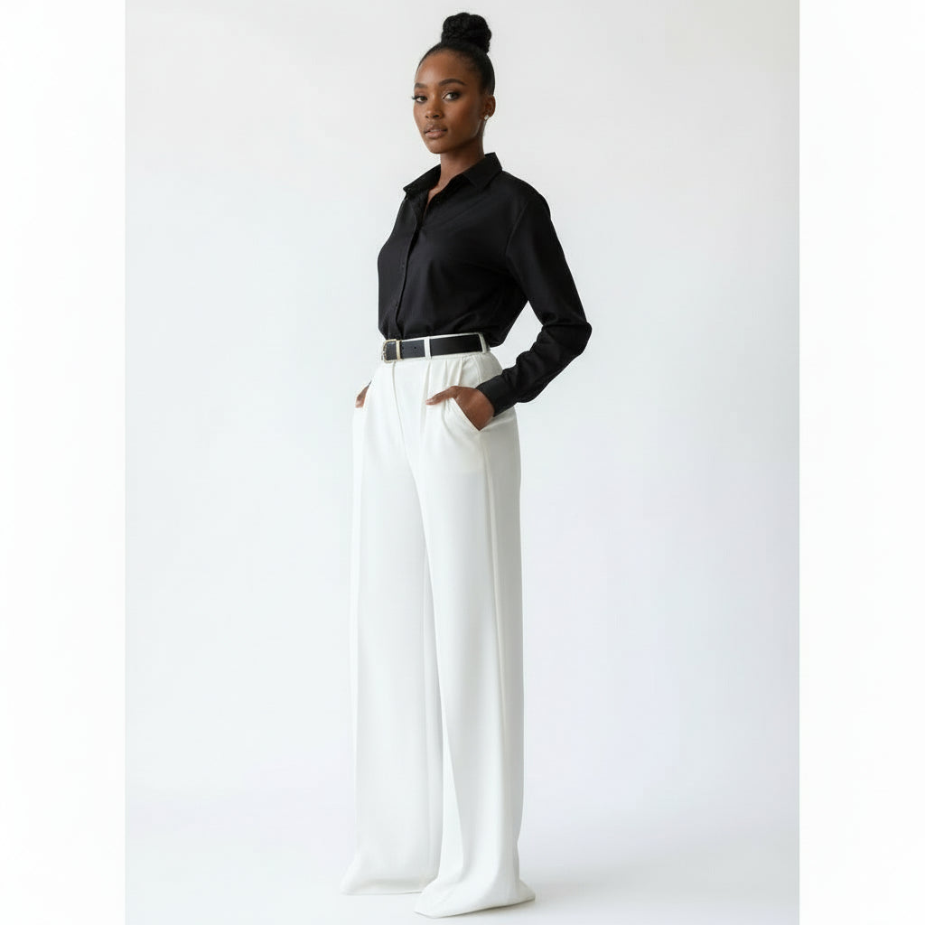 Oversized High Waisted Palazzo Pants