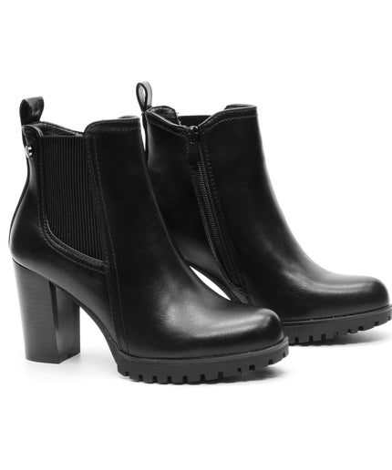 Ankle Stretchy Solid Color Boots